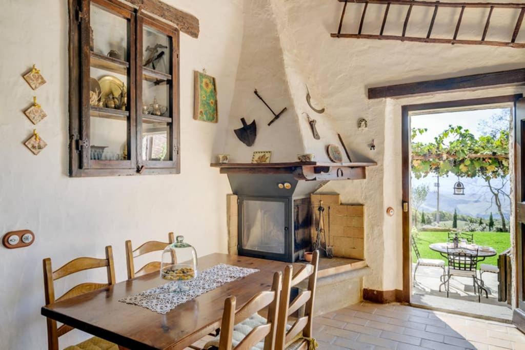 Girasole Cottage Overlooking The Orcia Valley In Tuscany Радікофані Екстер'єр фото